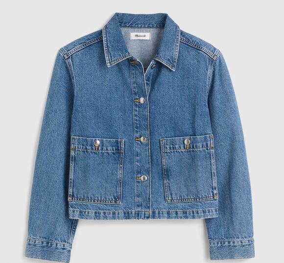 Madewell Jackets & Blazers - Madewell Denim Chore Jacket XS Blue NWT NZ018 Midvale Wash Rigid Coat Utility